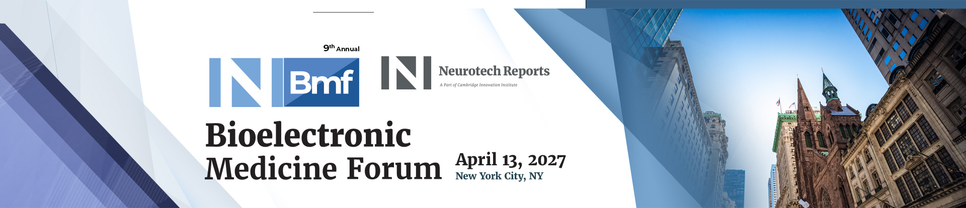 2027 Bioelectric Medicine Forum Hero Banner