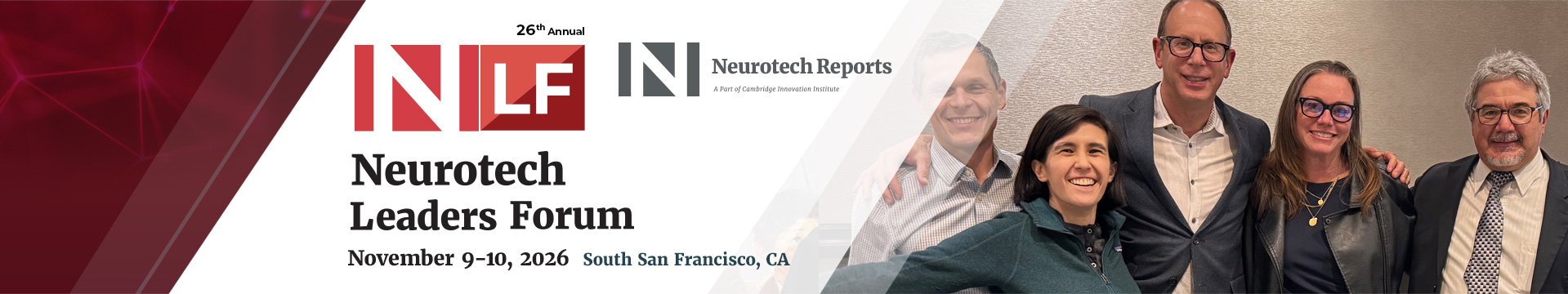 2026 Neurotech Leaders Forum Hero Banner